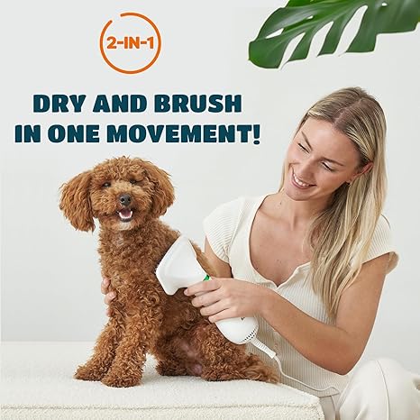 2-in-1 Pet Grooming Dryer Comb