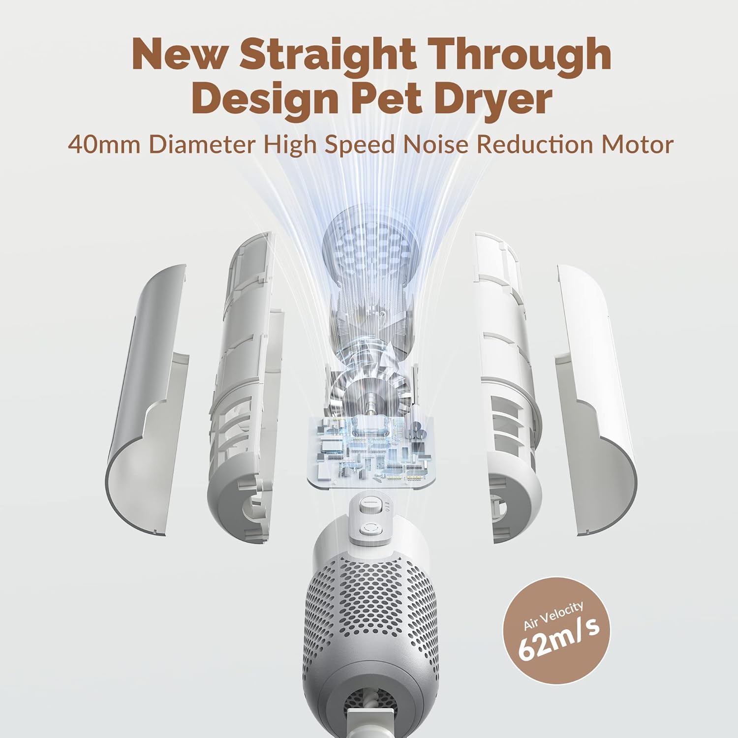 Pet Drying Box With Noise Reduction