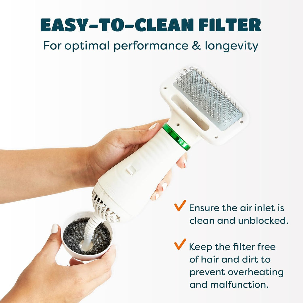 2-in-1 Pet Grooming Dryer Comb